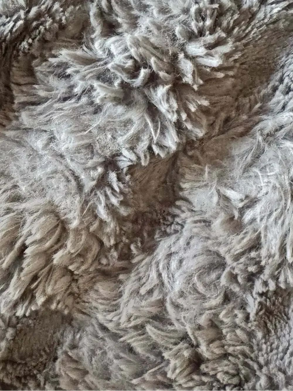 Frye set comforter KING grey Pom Pom RARE shams Gray Faux Fur Comforter Set -